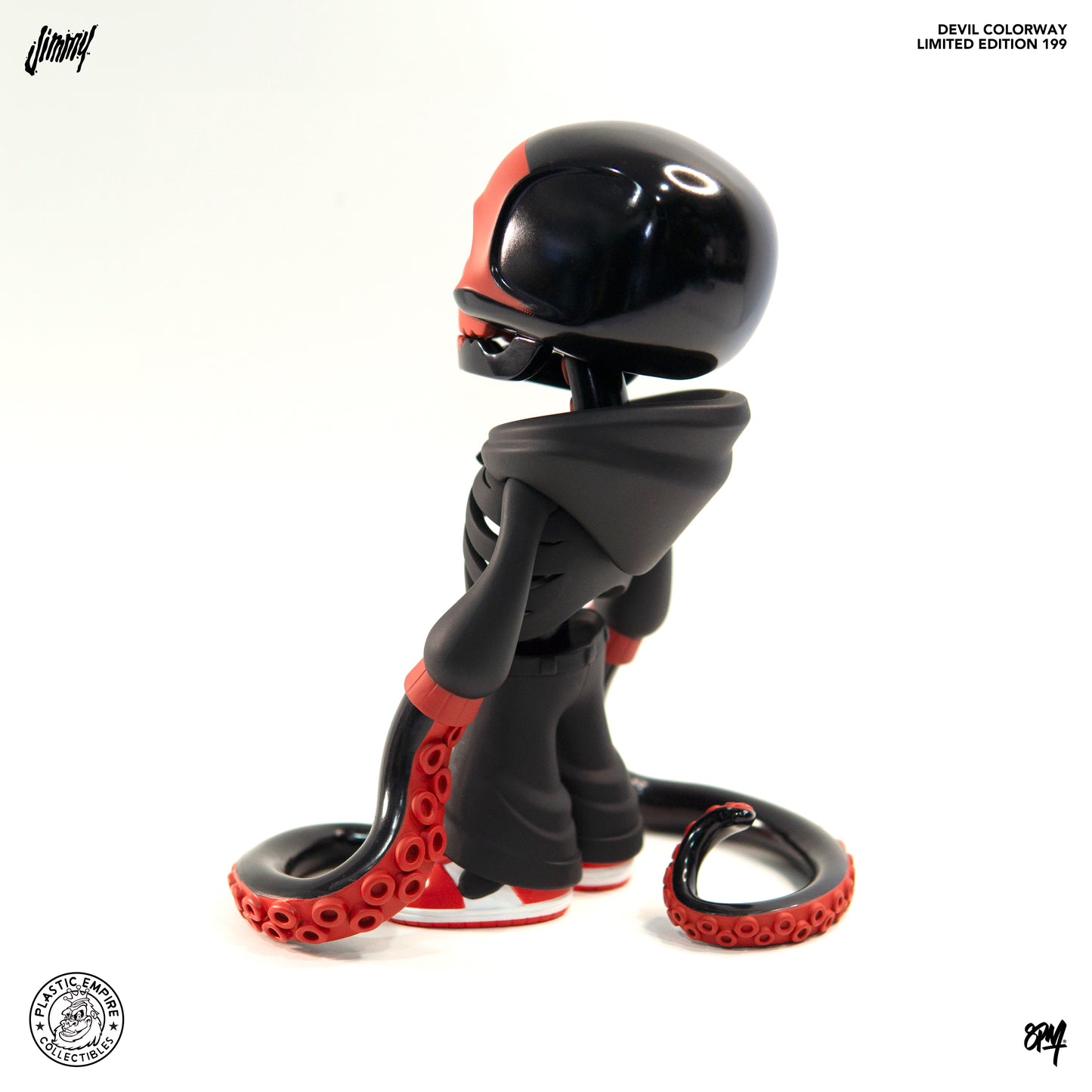 JIMMY VINYL 8" DEVIL COLORWAY BY 8PM PLASTIC EMPIRE NYCC EXCLUSIVE FIGURE