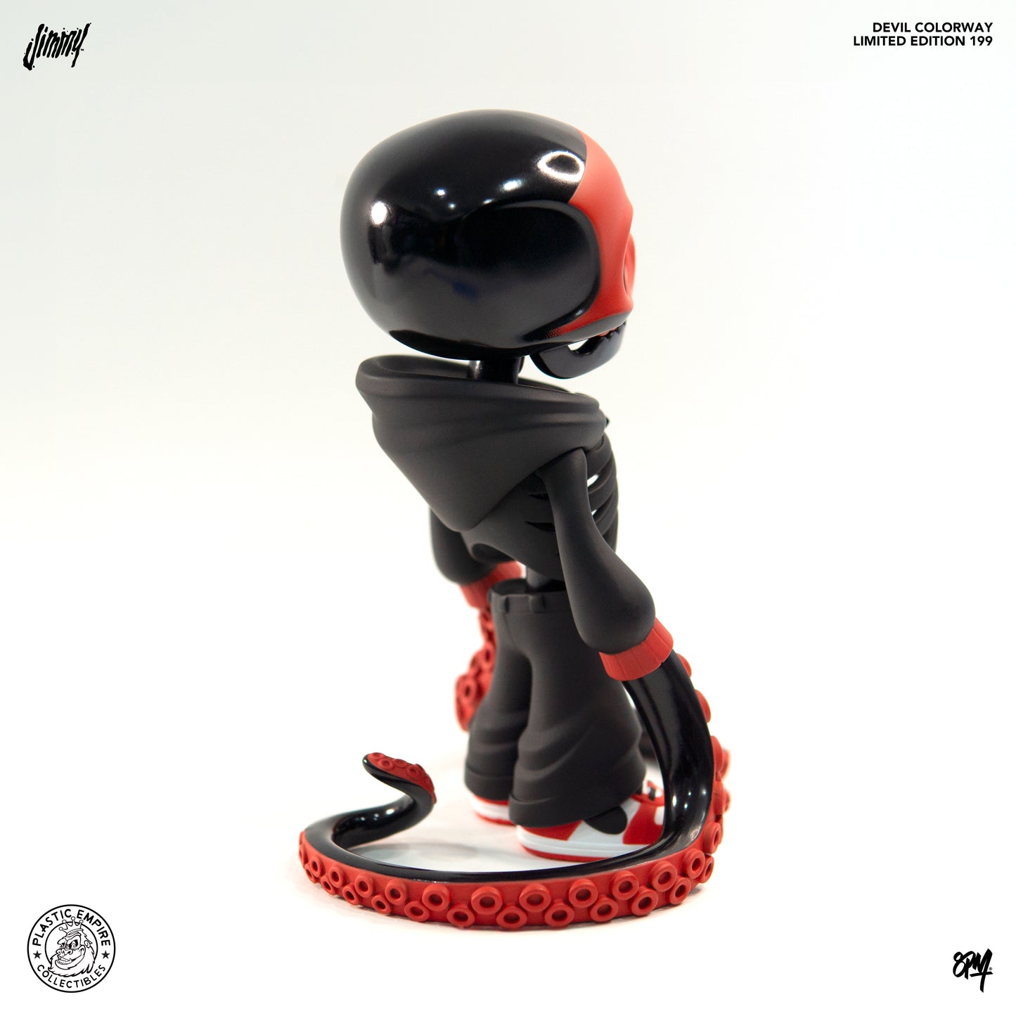 JIMMY VINYL 8" DEVIL COLORWAY BY 8PM PLASTIC EMPIRE NYCC EXCLUSIVE FIGURE
