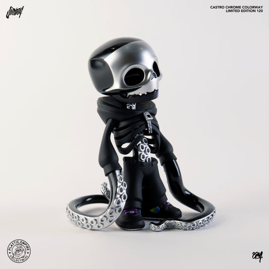Jimmy Vinyl 8" Castro Chrome Colorway By 8PM Plastic Empire C2E2 Exclusive Figure