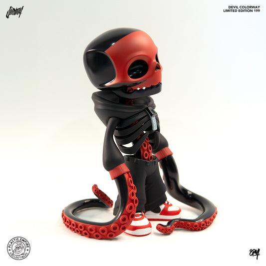 JIMMY VINYL 8" DEVIL COLORWAY BY 8PM PLASTIC EMPIRE NYCC EXCLUSIVE FIGURE