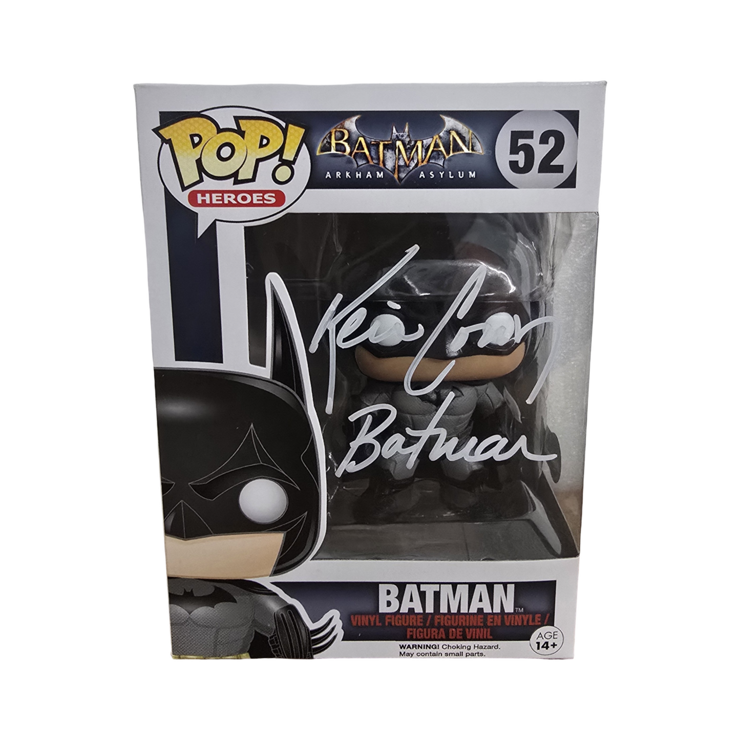 Kevin Conroy signed Batman Funko POP! Batman Arkham Asylum #52 Beckett Authenticated autograph