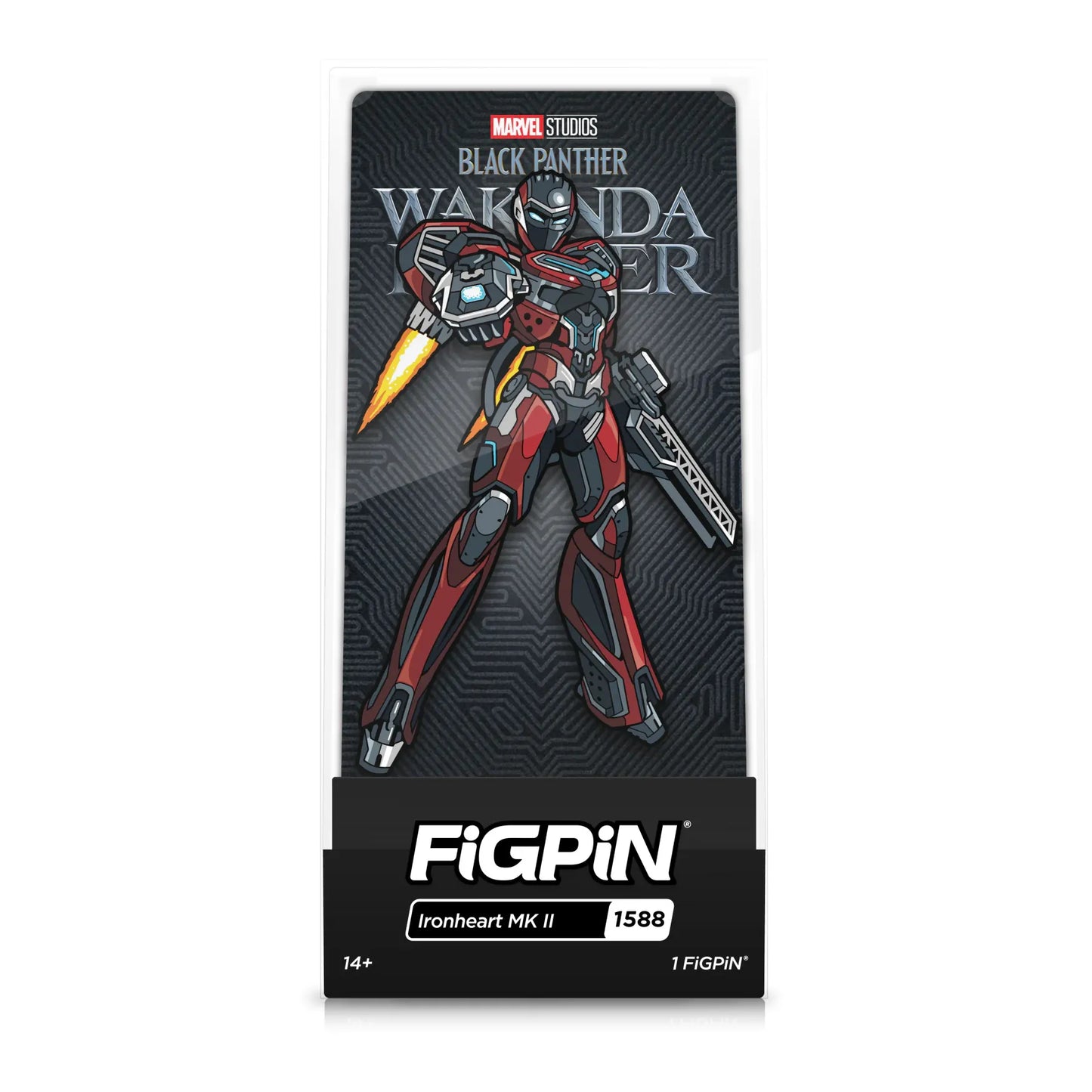 Figpin Ironheart MK II from Black Panther Wakanda Forever #1588 LACC 2023 CC Ex LE 500