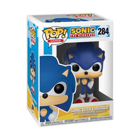 Funko POP! Sonic The Hedgehog With Emerald #284