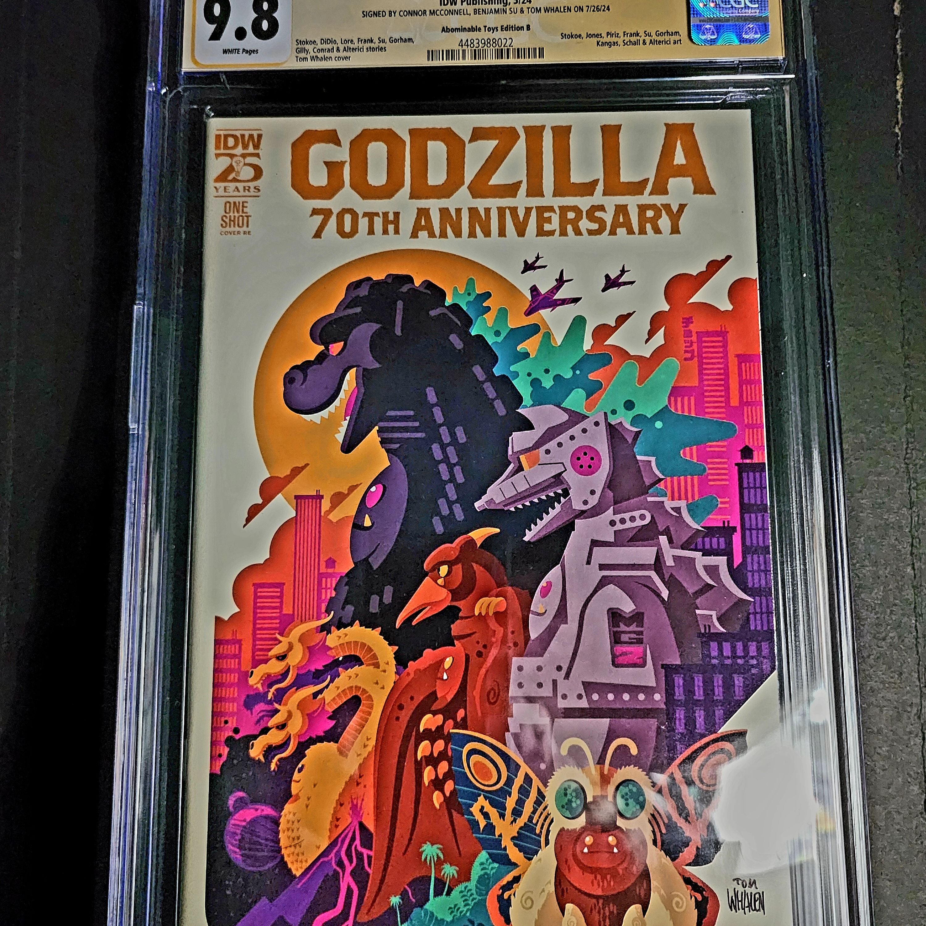 IDW Godzilla 70th Anniversary Abominable Toys NYCC 25 Variant CGC