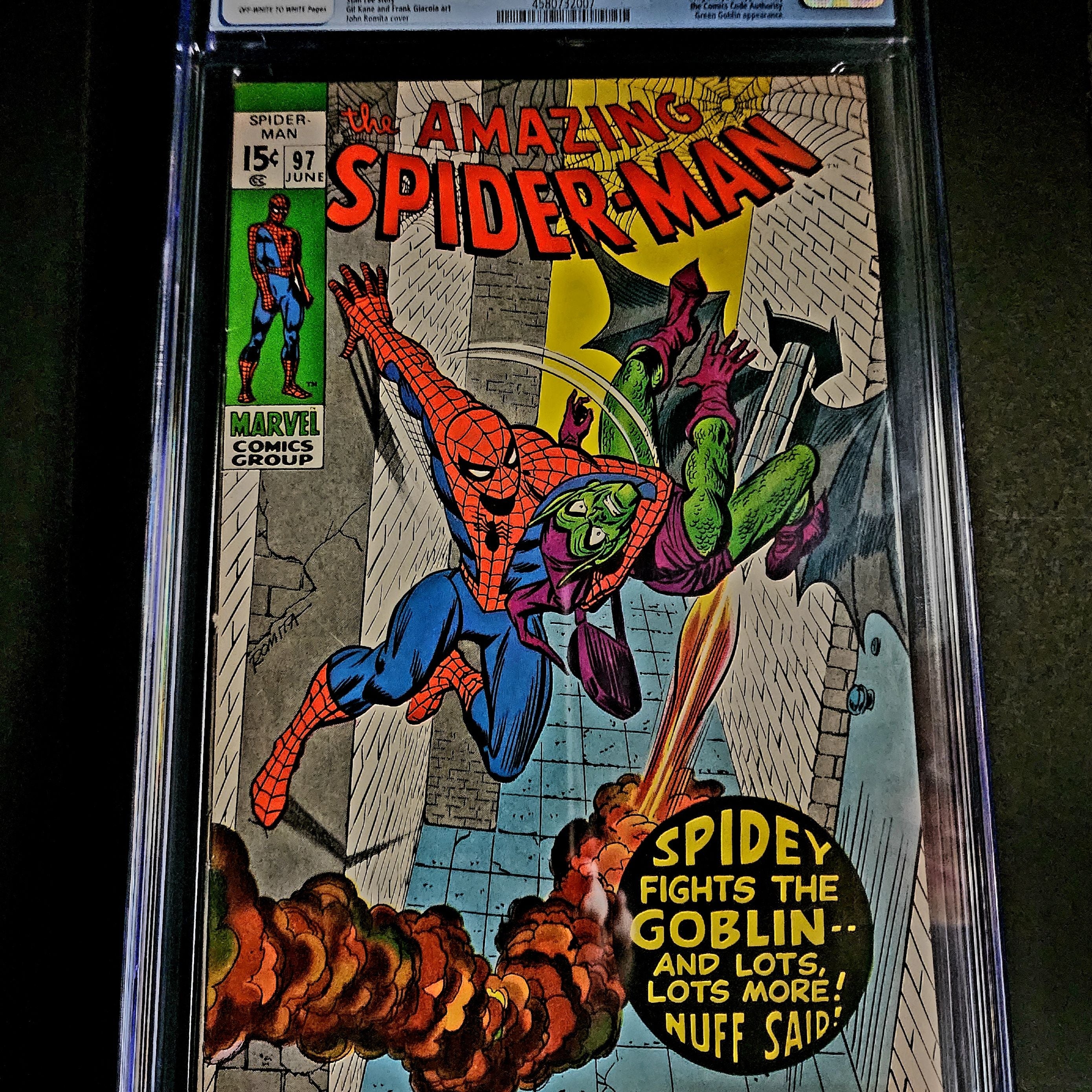 Marvel Amazing Spider-man #97 CGC 6.5 – Plastic Empire
