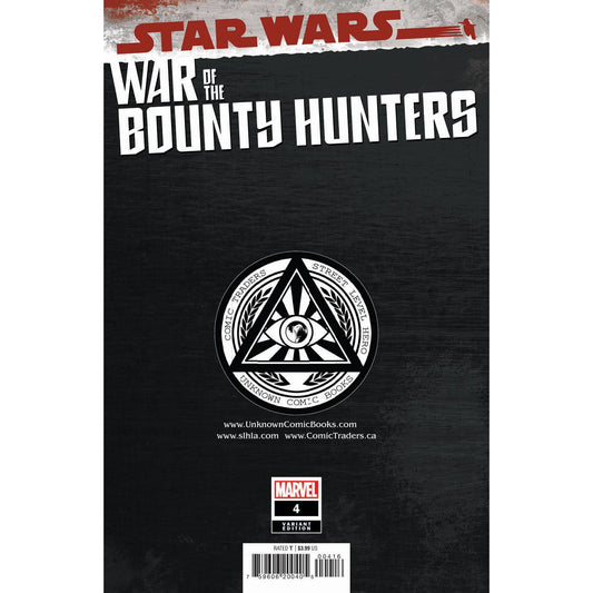 STAR WARS WAR BOUNTY HUNTERS #4 (OF 5) UNKNOWN COMICS TYLER KIRKHAM EXCLUSIVE VIRGIN VAR (09/08/2021) - Plastic Empire