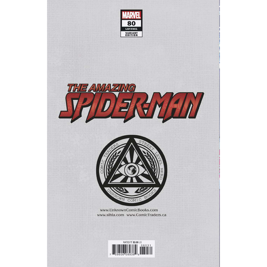AMAZING SPIDER-MAN #80 UNKNOWN COMICS SABINE RICH EXCLUSIVE VAR (12/01/2021) - Plastic Empire