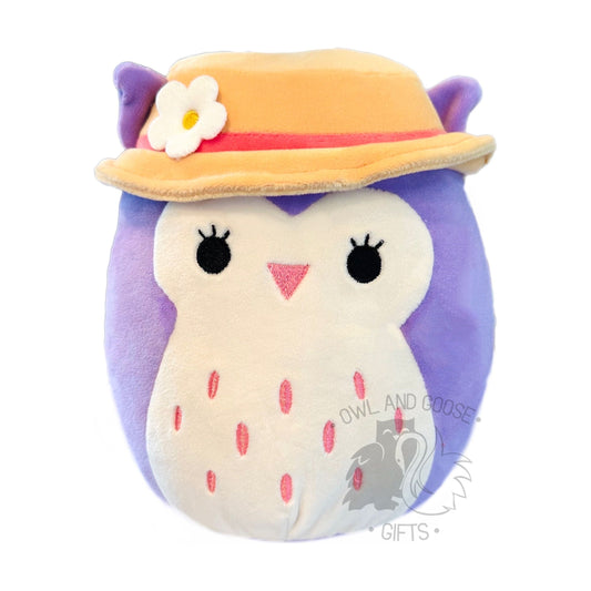 8 Inch Holly the Owl with Bucket Hat Squishmallow