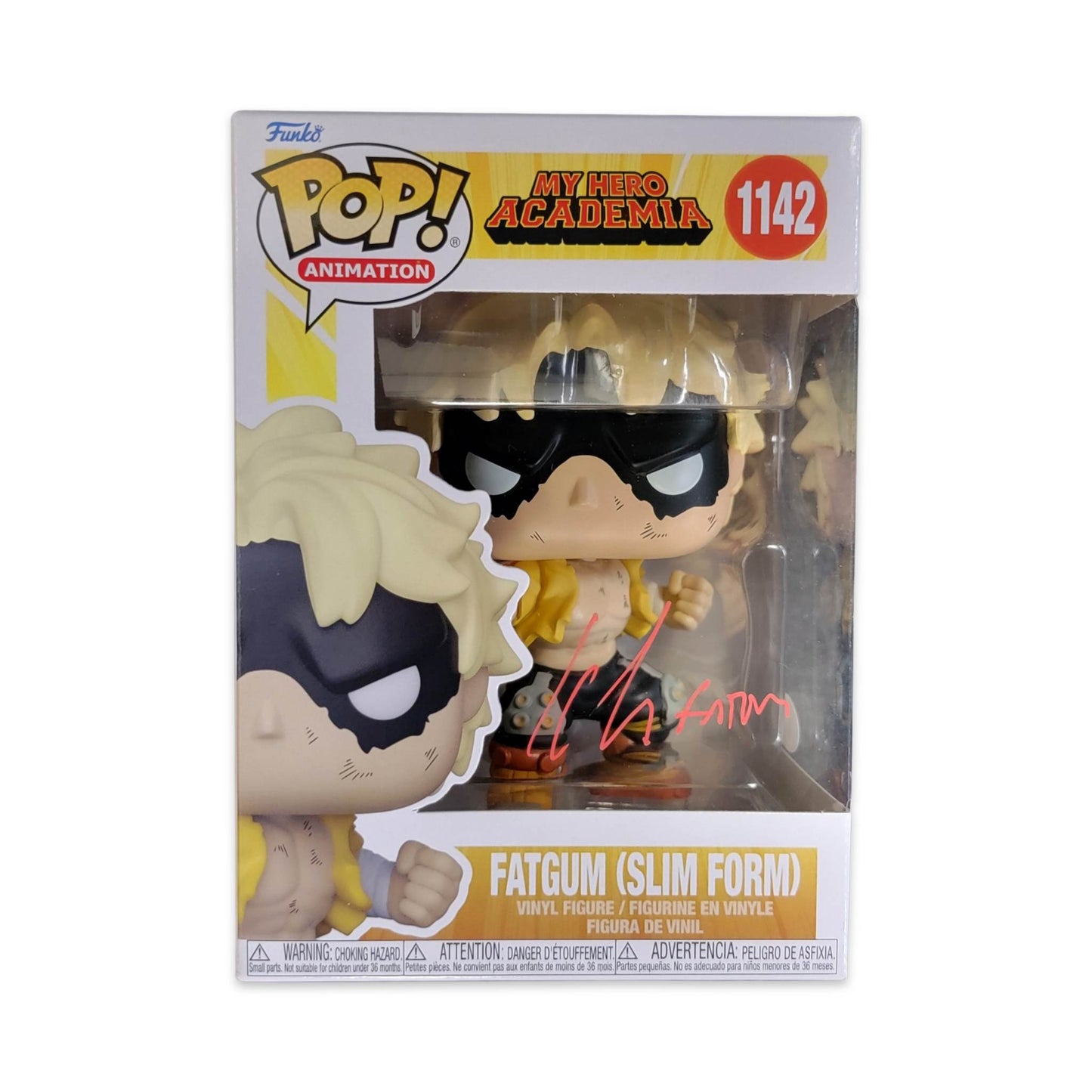 Kyle Herbert signed Fatgum (Slim Form) Funko Pop! MHA #1142 JSA Authenticated autograph - Plastic Empire