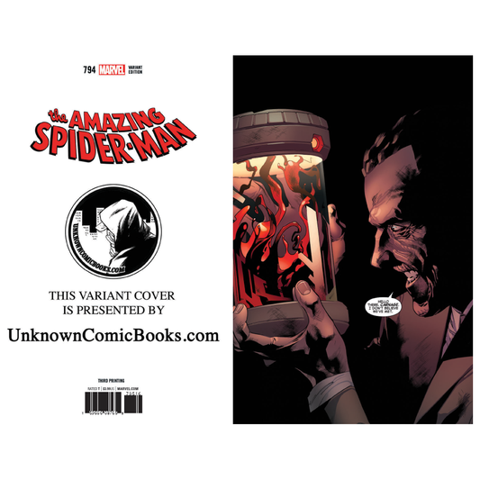 AMAZING SPIDER-MAN #794 IMMONEN 3RD PTG UNKNOWN COMIC BOOKS VIRGIN EXCLUSIVE 3/28/2018 - Plastic Empire