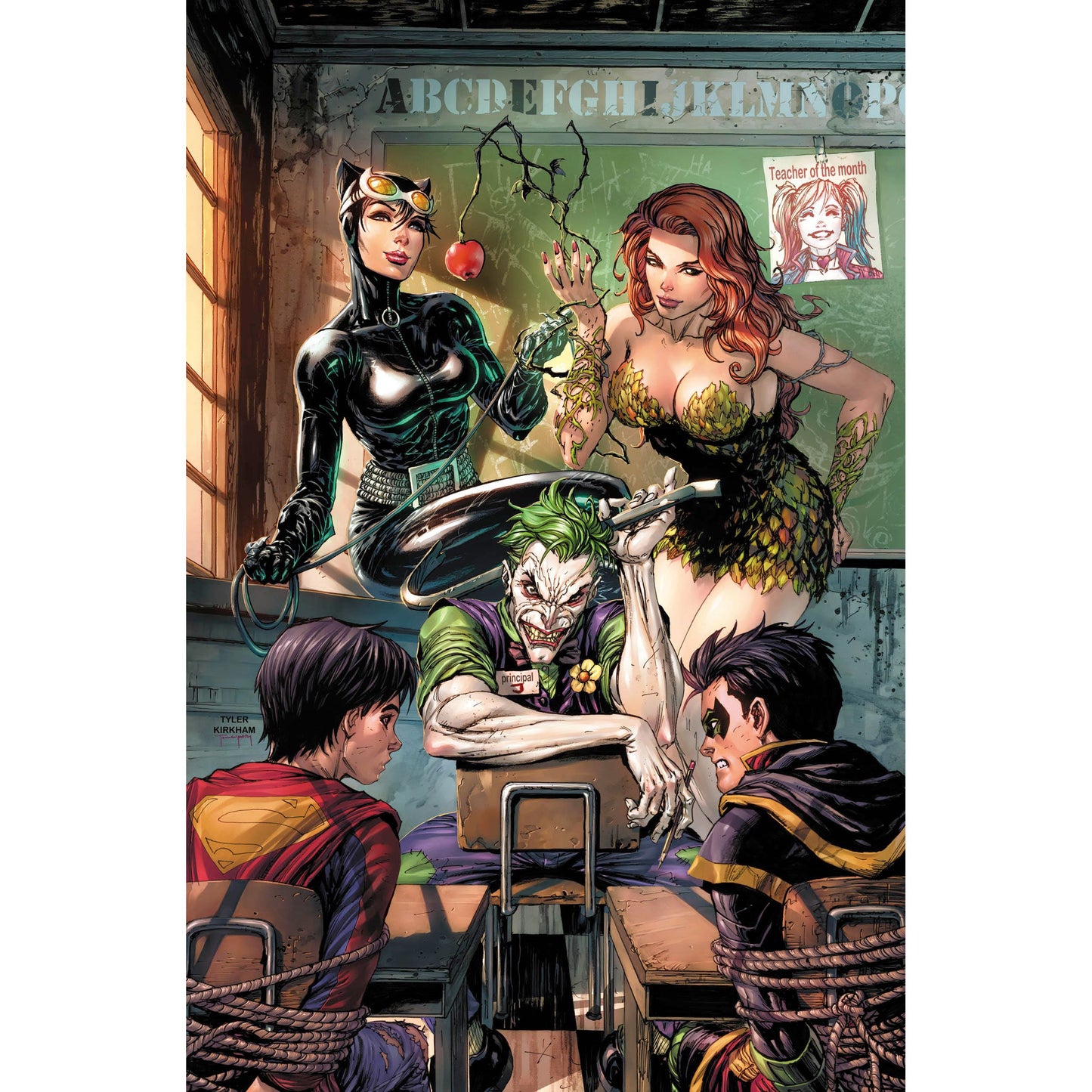 SUPER SONS #1 UNKNOWN COMICS TYLER KIRKHAM EXCLUSIVE VIRGIN - Plastic Empire