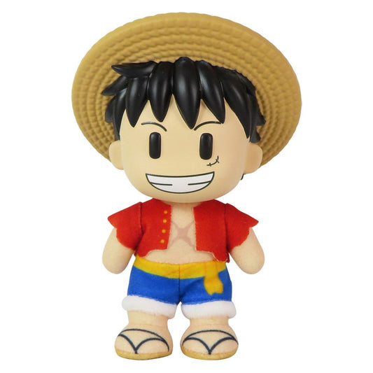 ONE PIECE - LUFFY AFTER 2 YEARS PLASTIC HEAD MOVEABLE VER PLUSH 4.5''