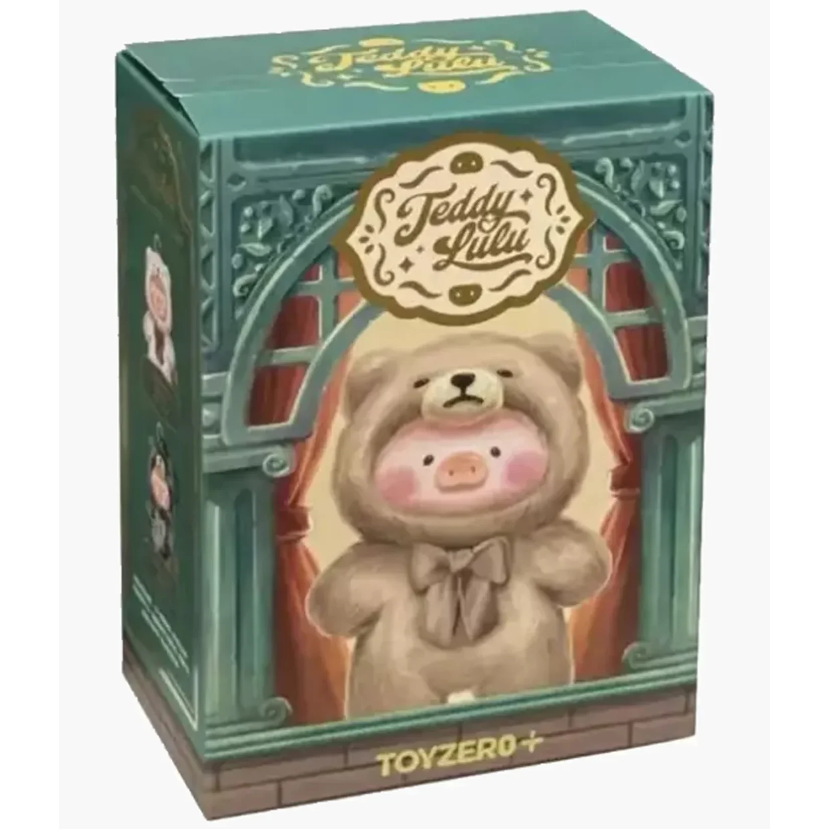 52Toys LULU THE PIGGY - TEDDY LULU PVC FACE PLUSH KEYCHAIN Single