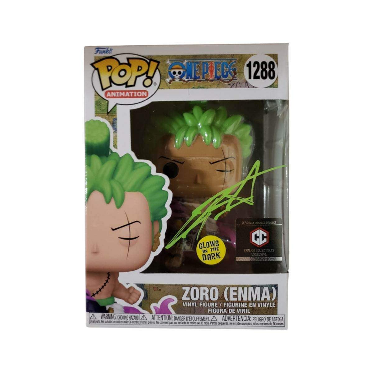 Christopher Sabat signed Zoro (Enma) Funko POP! One Piece #1288