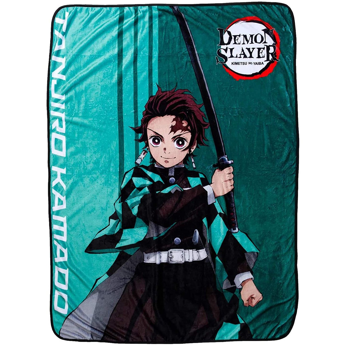 Demon Slayer Kimetsu no Yaiba Tanjiro Kamado Anime Fleece Throw Blanket