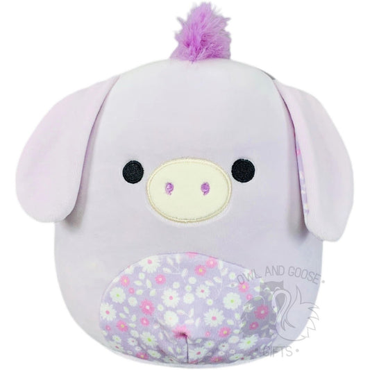 8 Inch Delzi the Donkey Floral Squishmallow