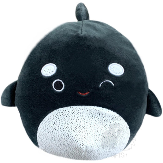 8 Inch Kai the Orca Whale Sparkly Belly Squishmallow