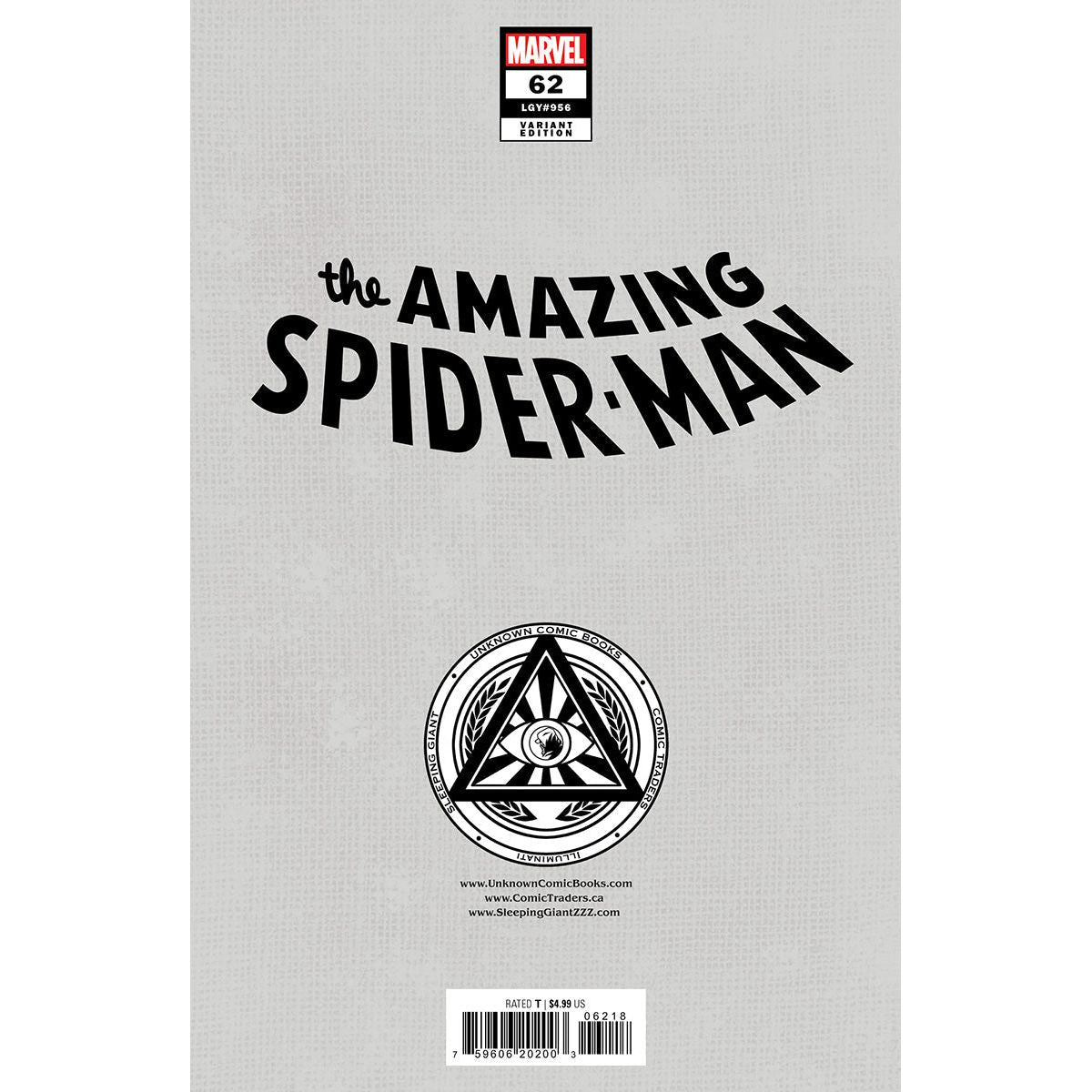 AMAZING SPIDER-MAN #62 UNKNOWN COMICS LEIRIX EXCLUSIVE VIRGIN VAR (11/27/2024)