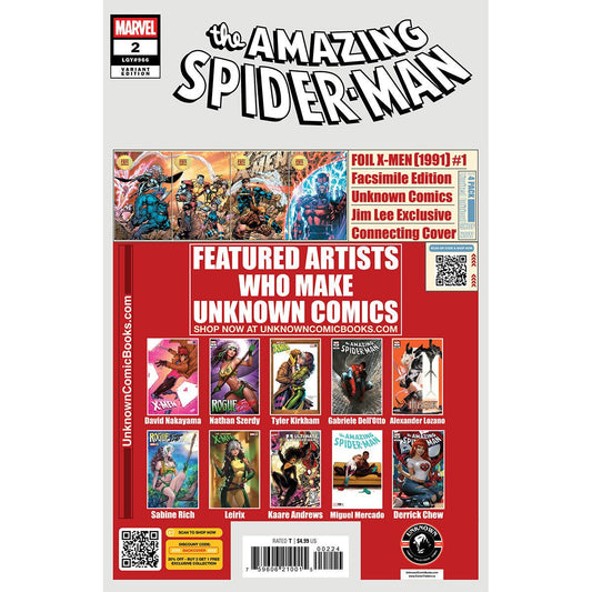 Amazing Spider-Man #2 Unknown Comics David Nakayama Exclusive Var (04/23/2025)