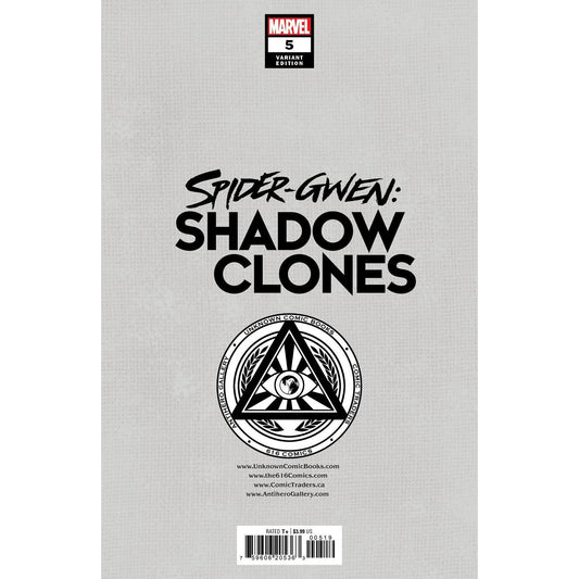 SPIDER-GWEN: SHADOW CLONES #5 UNKNOWN COMICS KAEL NGU EXCLUSIVE VIRGIN VAR (07/19/2023) - Plastic Empire