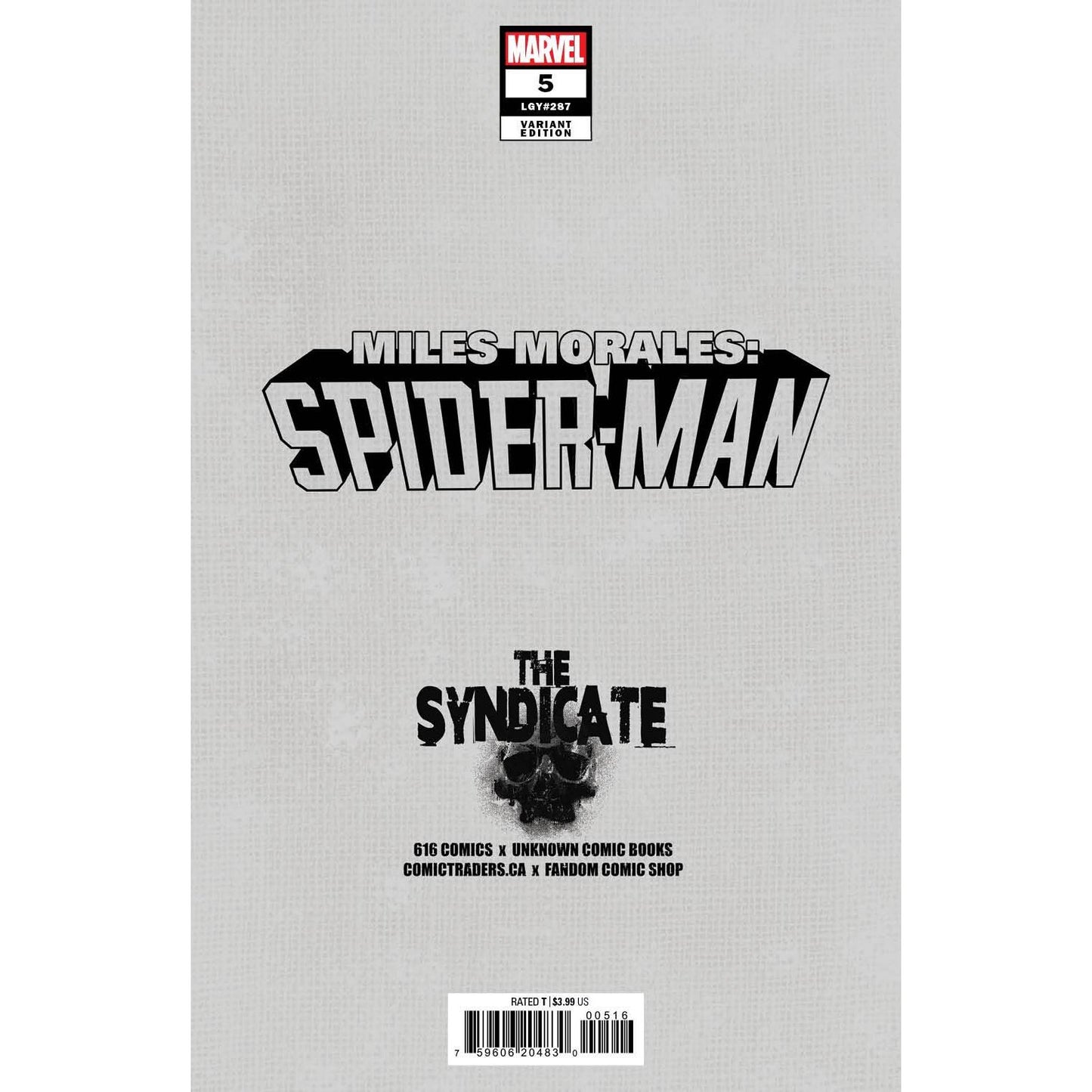 MILES MORALES: SPIDER-MAN #5 MARCO MASTRAZZO (616) EXCLUSIVE VAR (04/26/2023)