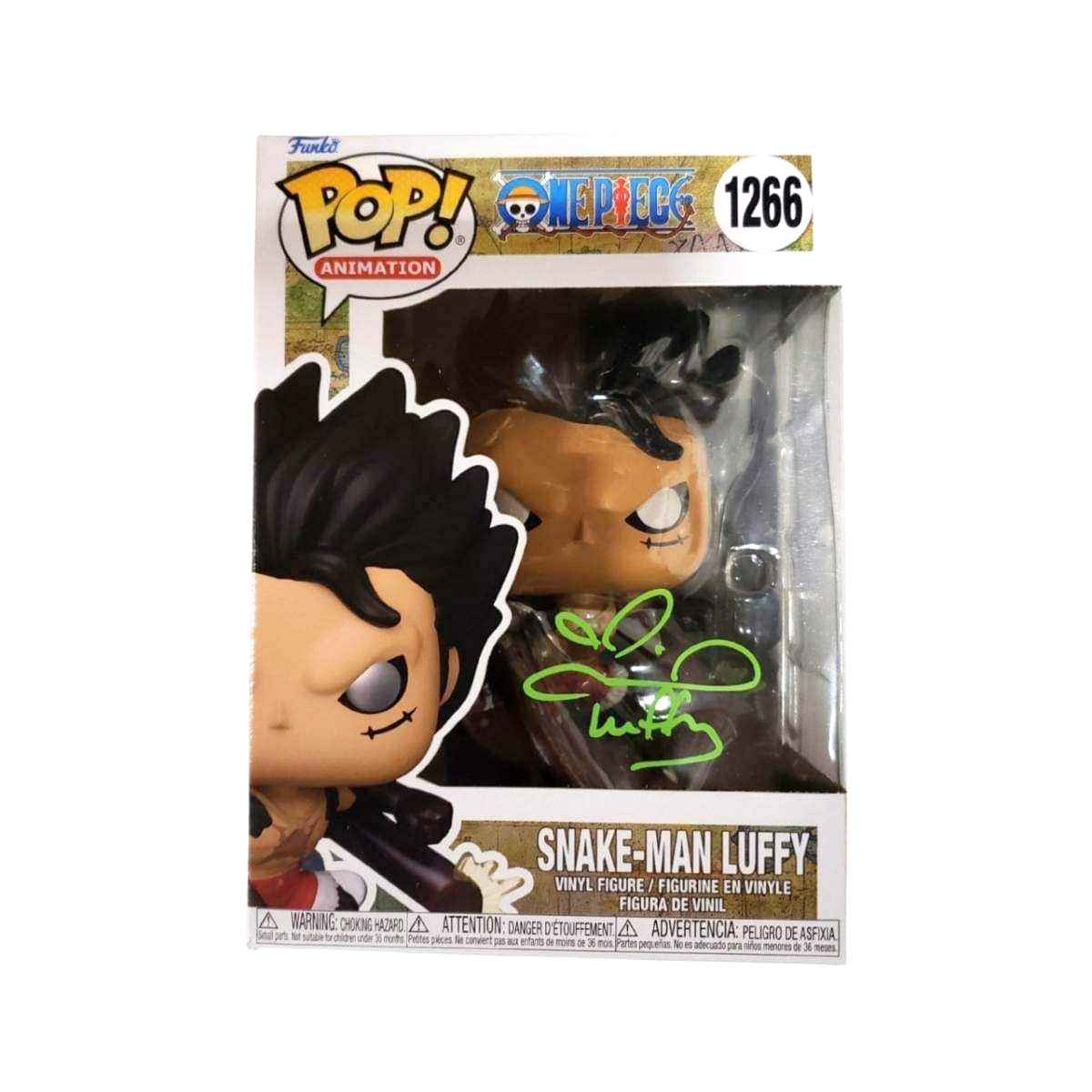 Colleen Clinkenbeard signed Snake-Man Luffy Funko POP! One Piece #1266 JSA Authenticated autograph - Plastic Empire
