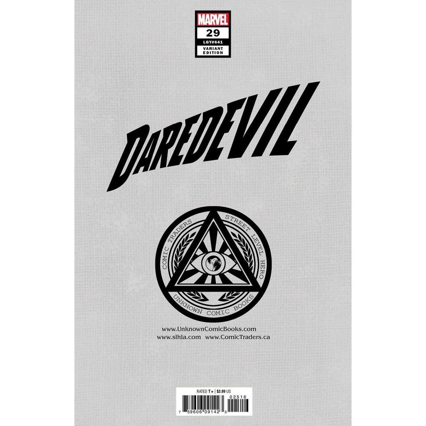 DAREDEVIL #29 UNKNOWN COMICS DAVID NAKAYAMA EXCLUSIVE COLOR BLEED VAR (04/14/2021)