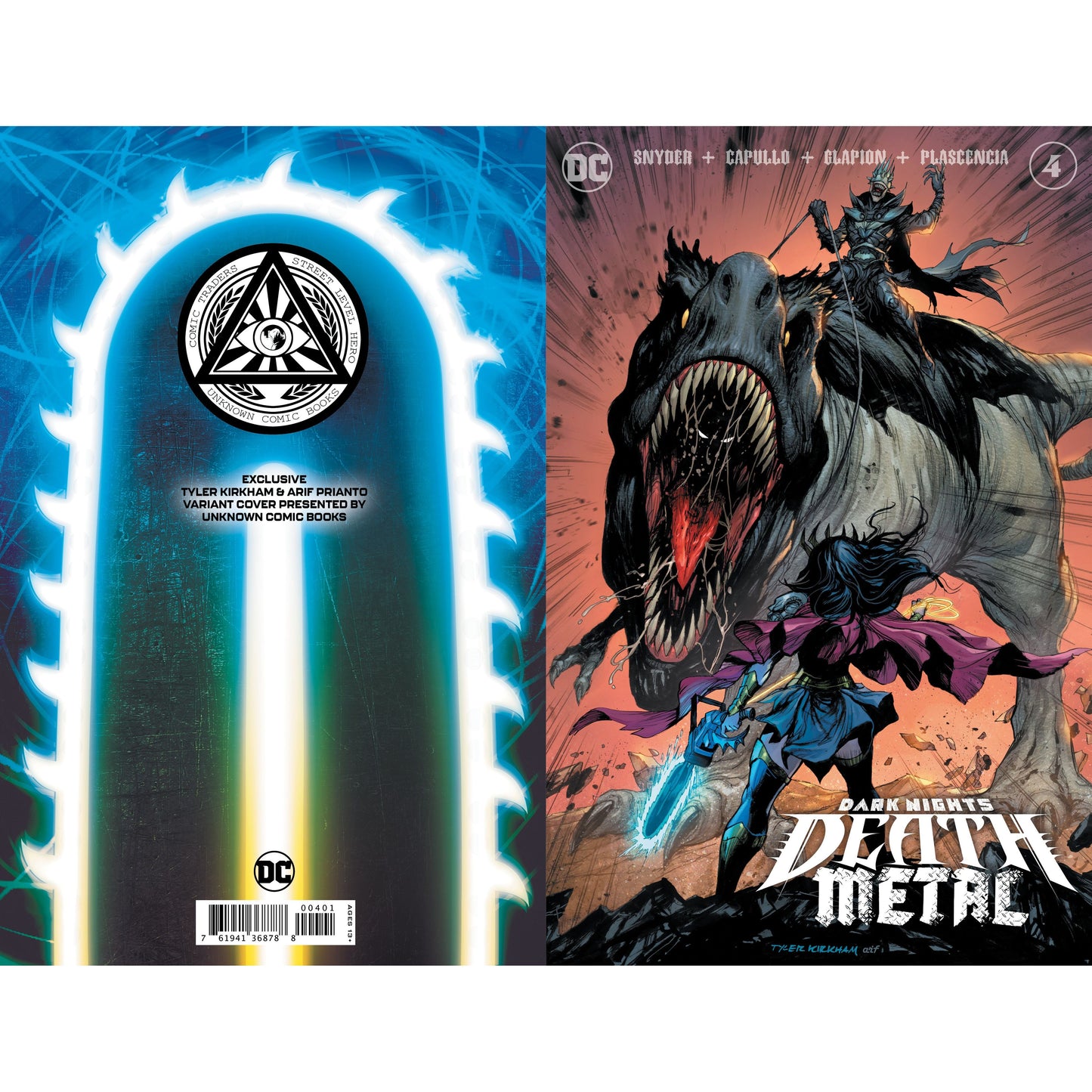 DARK NIGHTS DEATH METAL #4 (OF 7) UNKNOWN COMICS TYLER KIRKHAM EXCLUSIVE VAR (10/14/2020)