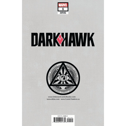 DARKHAWK #1 (OF 5) UNKNOWN COMICS MIGUEL MERCADO EXCLUSIVE VAR (08/25/2021) - Plastic Empire