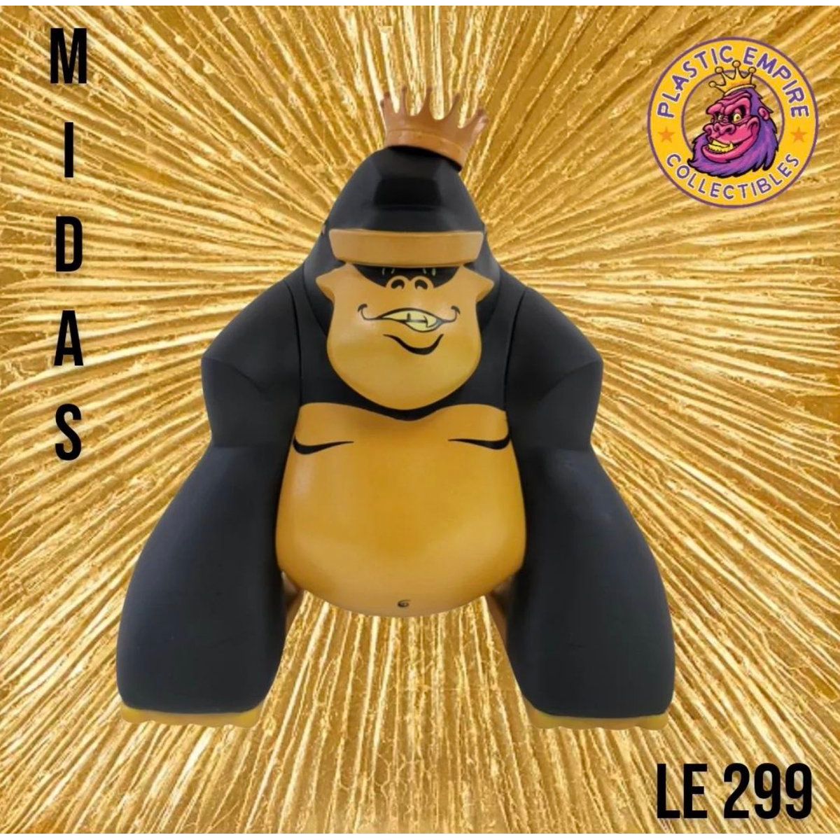 Plastic Empire Kong MIdas Edition Ltd Ed 299