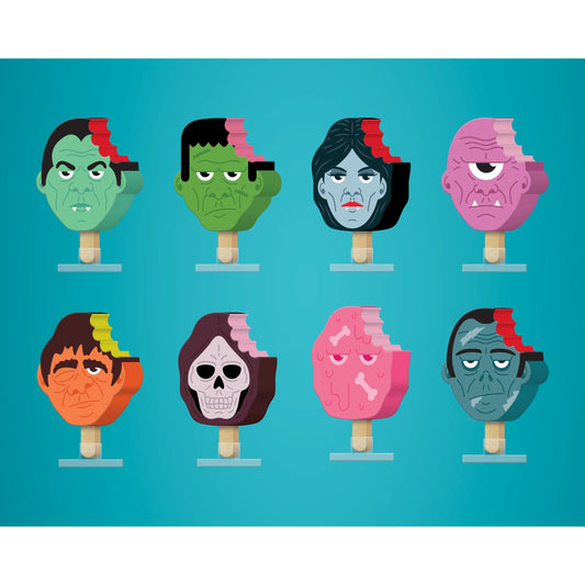 Limited edition Classic Monsters single figure from Plastic Empire's Frozen Culture series, featuring detailed monster characters.