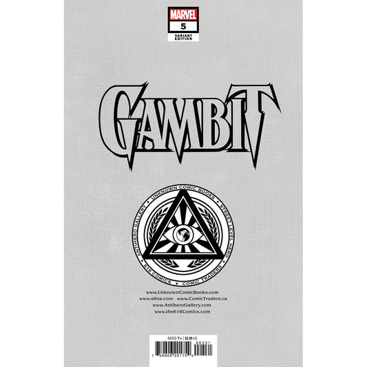 GAMBIT #5 UNKNOWN COMICS IVAN TAO EXCLUSIVE VIRGIN VAR (11/16/2022) - Plastic Empire