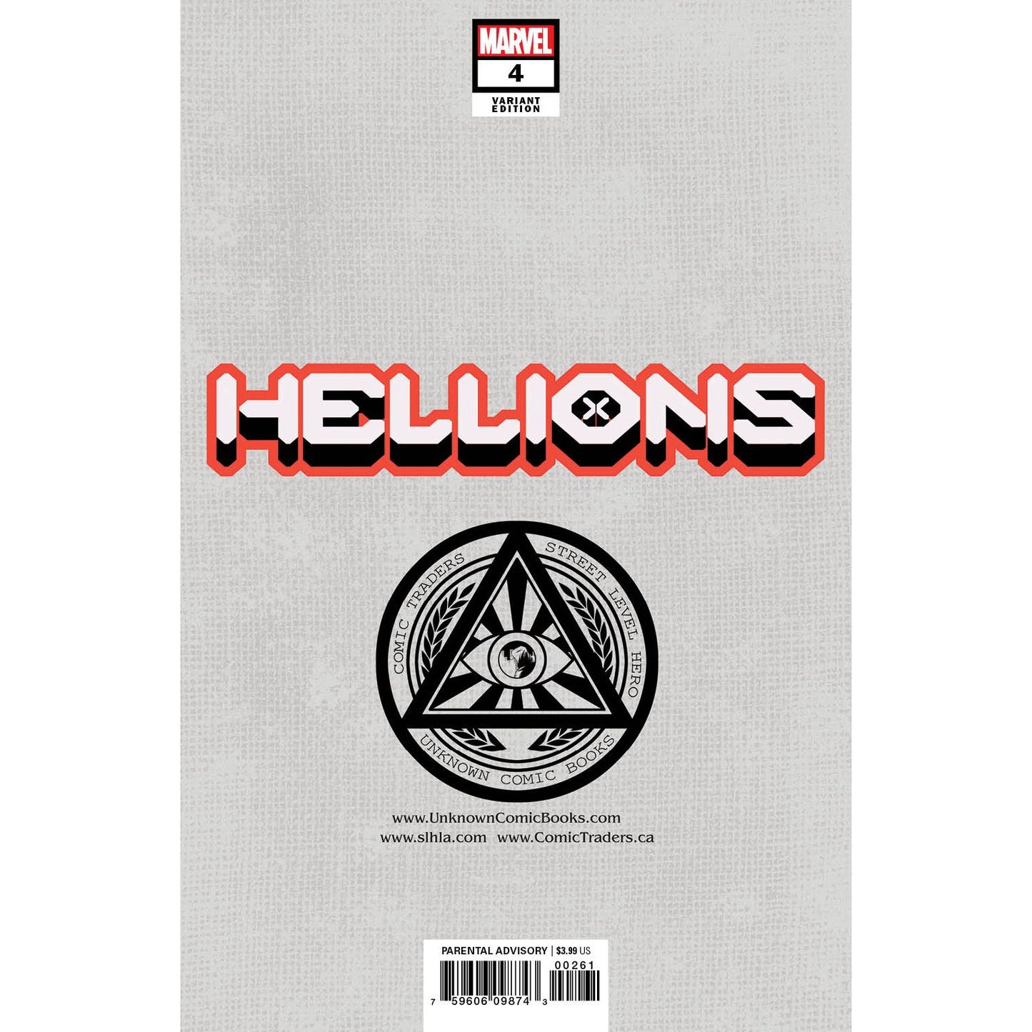 HELLIONS #4 UNKNOWN COMICS JAY ANACLETO EXCLUSIVE VIRGIN VAR (09/16/2020) - Plastic Empire
