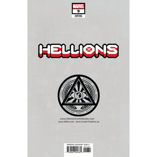 HELLIONS #9 UNKNOWN COMICS LUCAS WERNECK EXCLUSIVE VAR (02/03/2021) - Plastic Empire