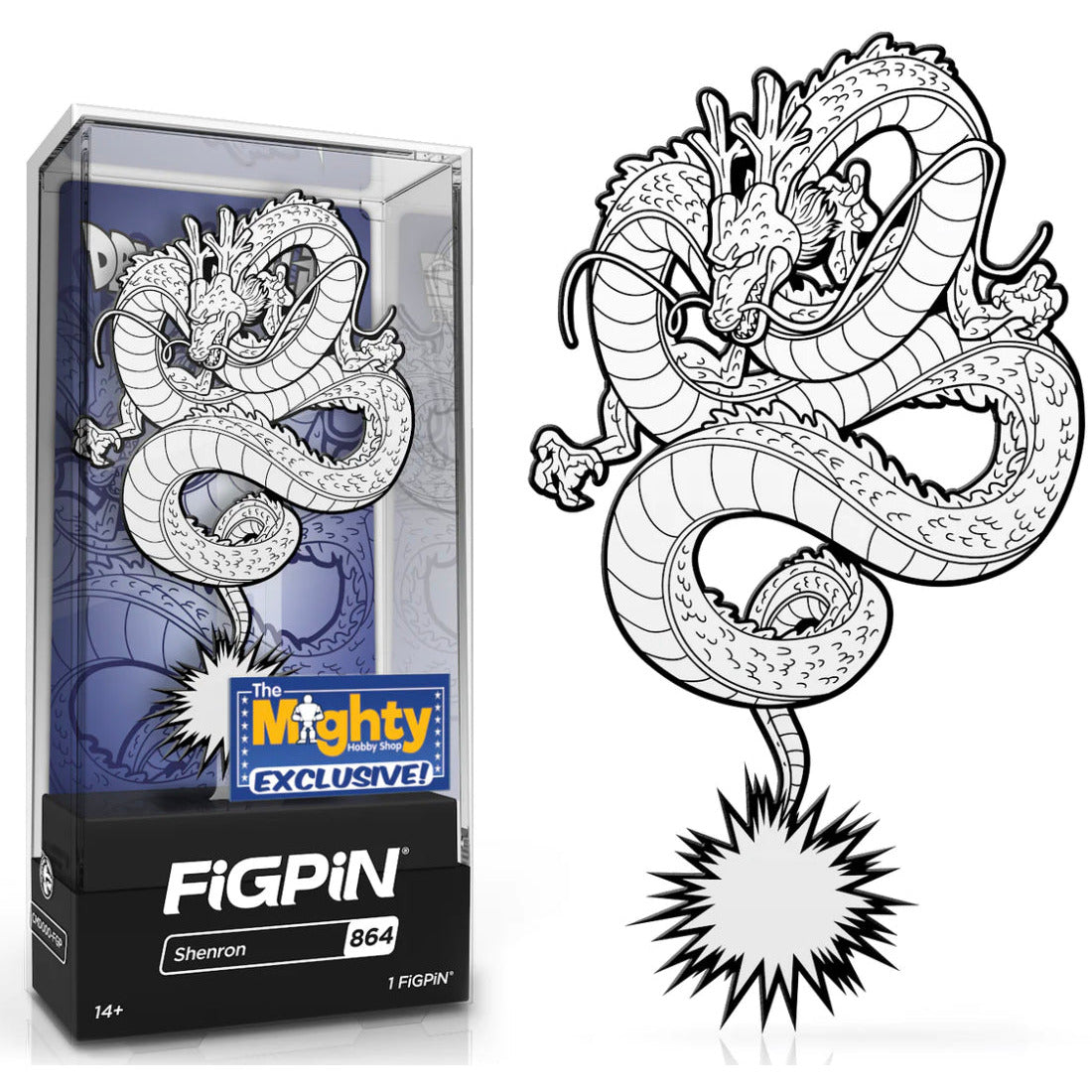 Figpin Shenron from Dragonball Z #864 The Mighty Hobby Shop Ex LE 1000 - Plastic Empire