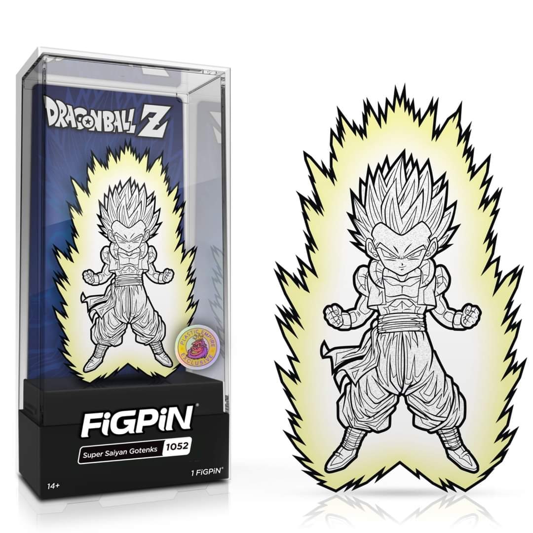 Figpin Super Saiyan Gotenks Glitter (GITD) from Dragonball Z #1052 Plastic Empire Ex LE 750 - Plastic Empire