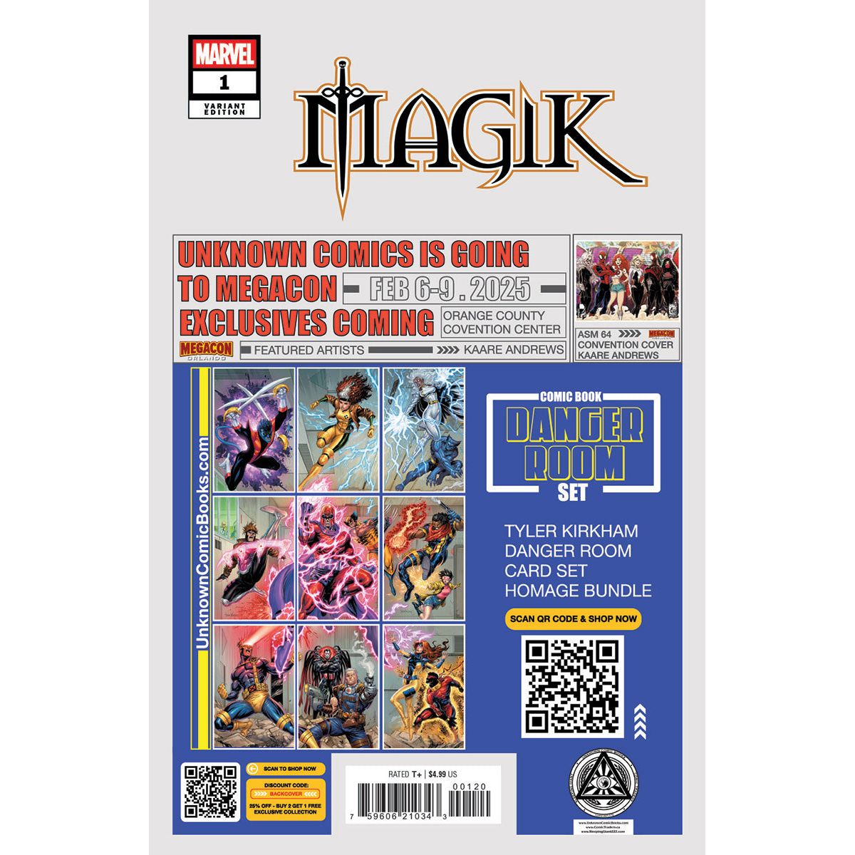 Magik #1 Unknown Comics Alexander Lozano Exclusive Var (01/08/2025)