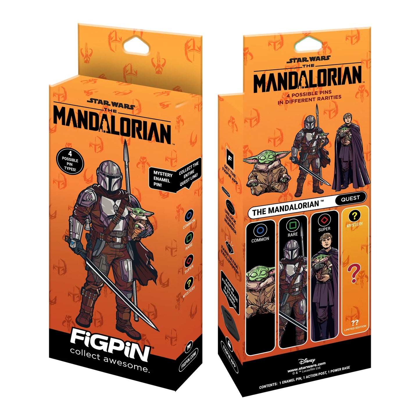 Figpin Star Wars Mandalorian Quest Mystery Box
