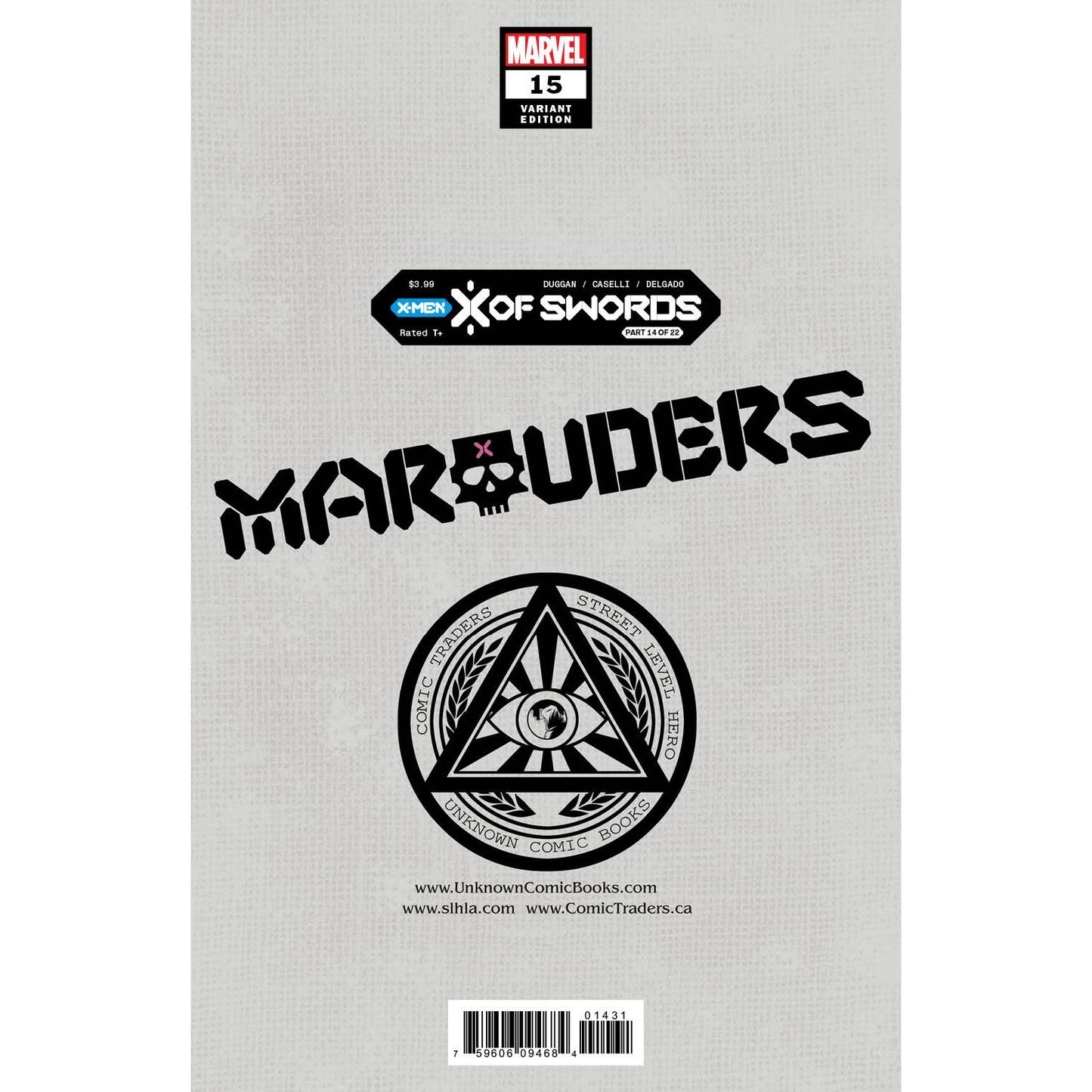 MARAUDERS #15 UNKNOWN COMIC DAVE RAPOZA EXCLUSIVE VAR XOS (11/11/2020) - Plastic Empire