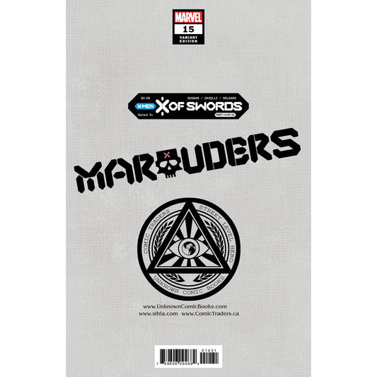 MARAUDERS #15 UNKNOWN COMIC DAVE RAPOZA EXCLUSIVE VAR XOS (11/11/2020) - Plastic Empire