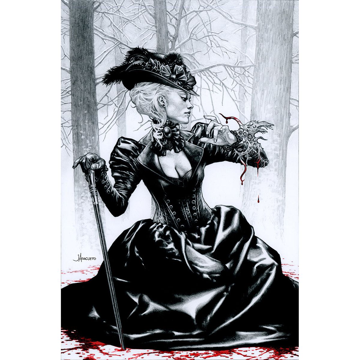 MIRKA ANDOLFO MERCY #1 UNKNOWN COMIC JAY ANACLETO EXCLUSIVE VIRGIN VAR ECCC (MR) (03/04/2020) - Plastic Empire