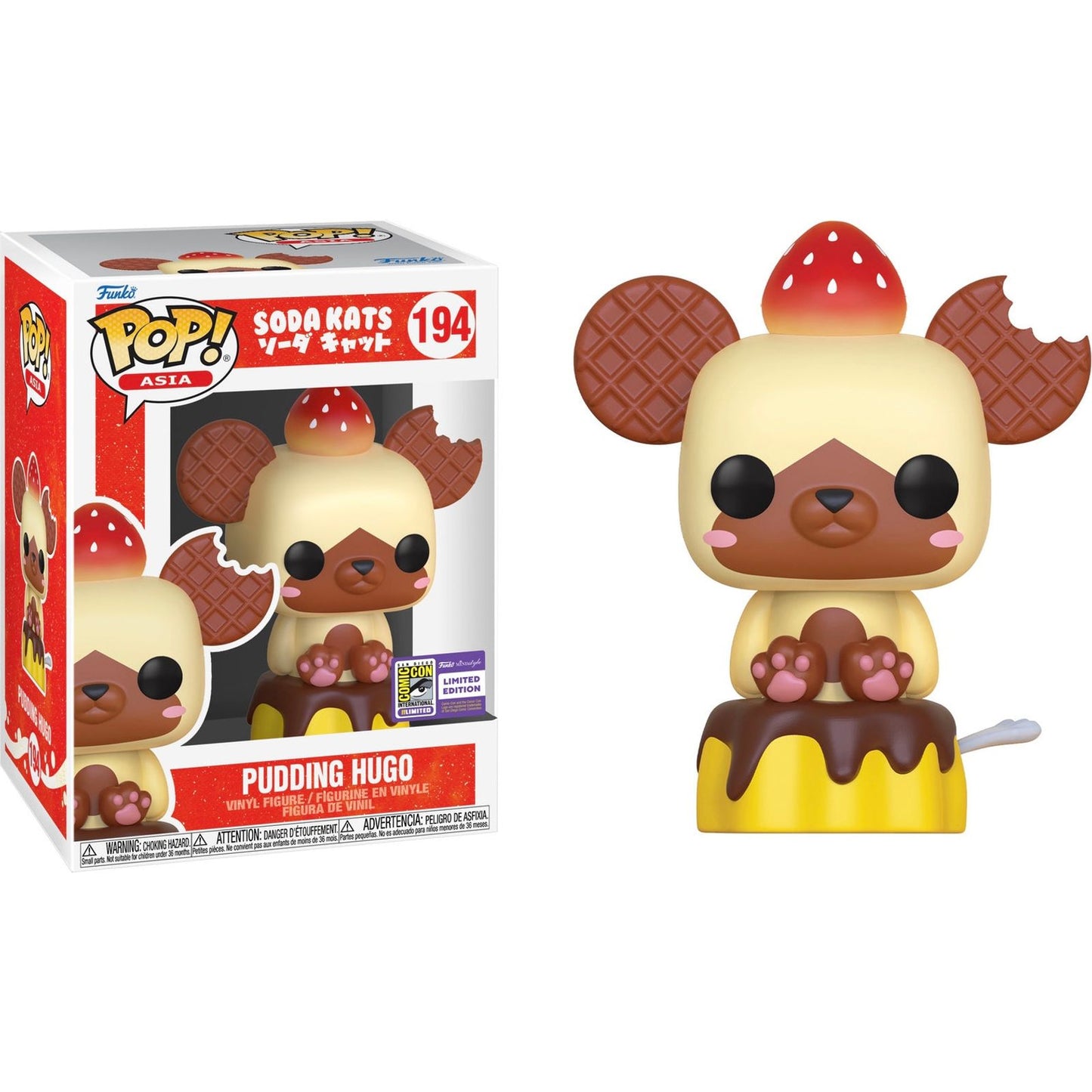 Funko Pop! Pudding Hugo from Soda Kats #194 SDCC 2023 Ex - Plastic Empire