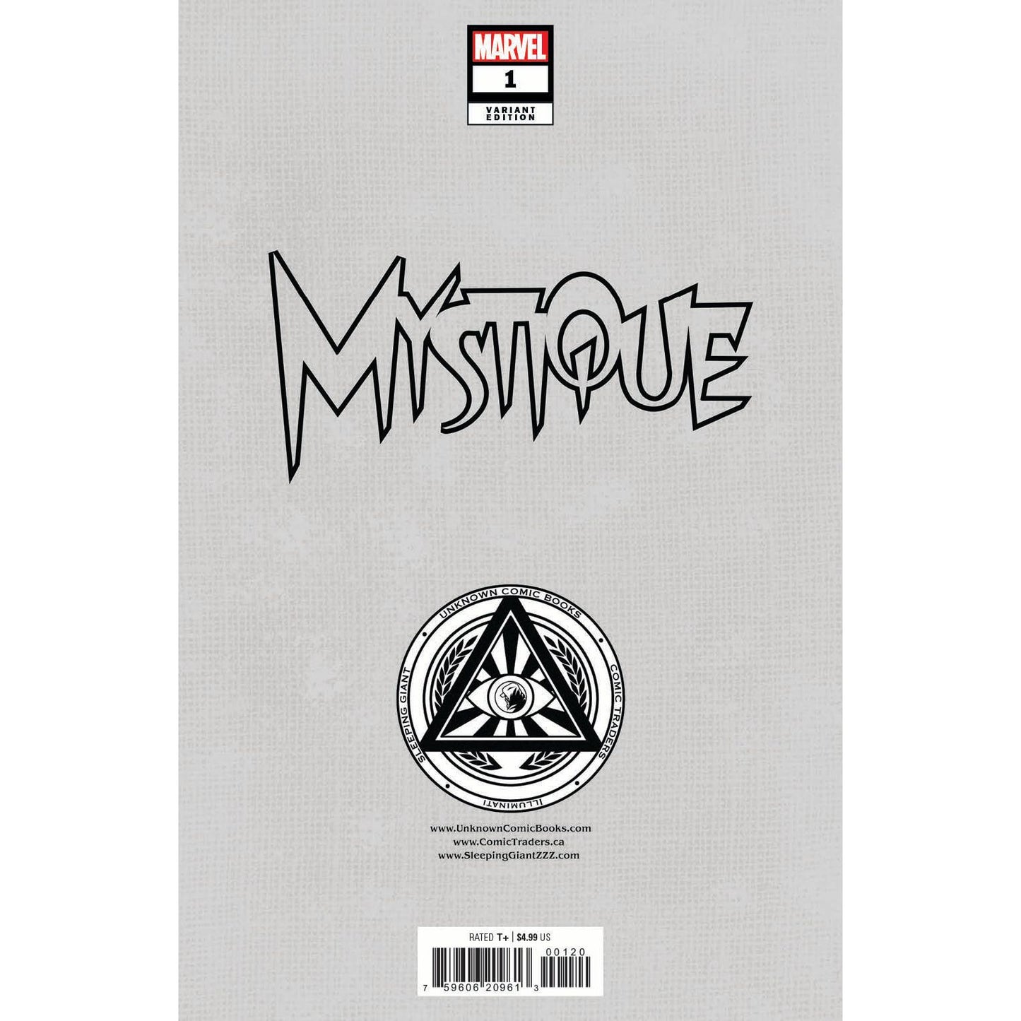 Mystique #1 Unknown Comics Kaare Andrews Connecting Cover Exclusive Virgin Var (10/16/2024)