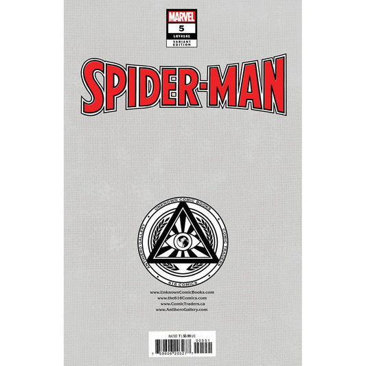 SPIDER-MAN #5 UNKNOWN COMICS DELL'OTTO EXCLUSIVE VAR (02/15/2023) - Plastic Empire