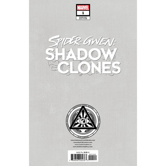 SPIDER-GWEN: SHADOW CLONES #1 UNKNOWN COMICS KAEL NGU EXCLUSIVE VIRGIN VAR (03/01/2023) - Plastic Empire