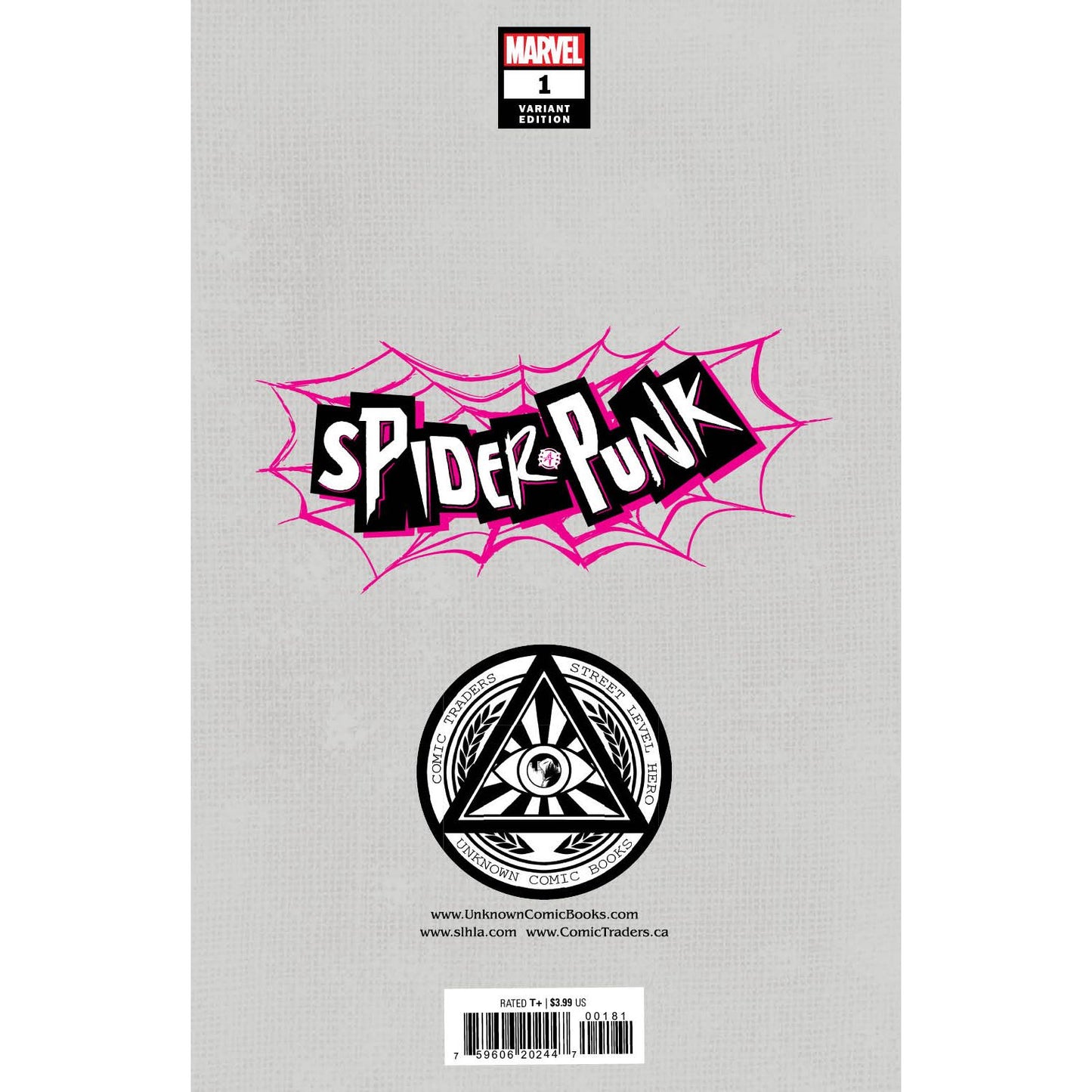 SPIDER-PUNK 1 UNKNOWN COMICS TONY DANIEL EXCLUSIVE VAR (04/06/2022)