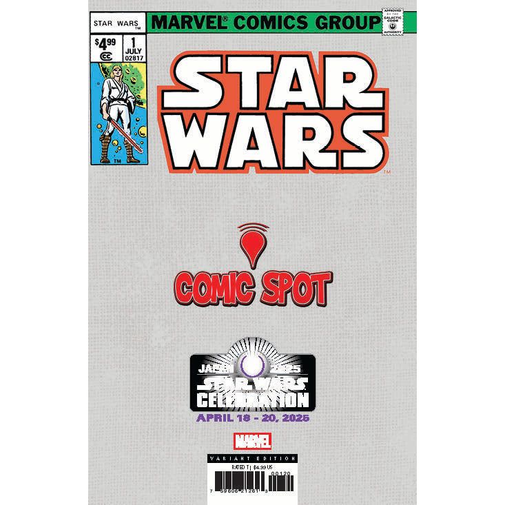 Star Wars #1 Facsimile Comics Spot Tyler Kirkham Star Wars Celebration 2025 Exclusive Virgin Var (04/09/2025)