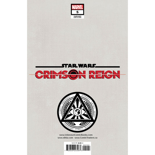 STAR WARS: CRIMSON REIGN 5 UNKNOWN COMICS TYLER KIRKHAM EXCLUSIVE VIRGIN VAR (06/22/2022) - Plastic Empire