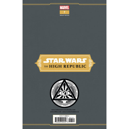 STAR WARS HIGH REPUBLIC #7 UNKNOWN COMICS MARCO TURINI EXCLUSIVE VAR (07/28/2021)