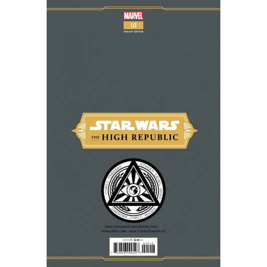 STAR WARS HIGH REPUBLIC #10 UNKNOWN COMICS MARCO TURINI EXCLUSIVE VAR (10/20/2021) - Plastic Empire